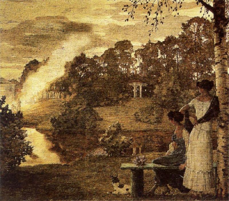 Konstantin Somov Firework Display oil painting image